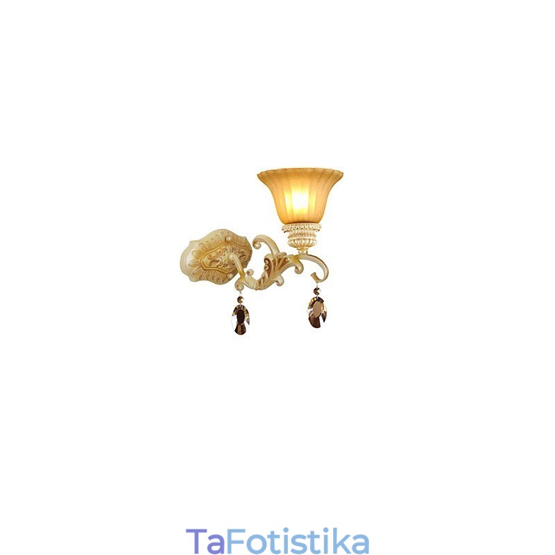 Φωτιστικό τοίχου από κρυστάλλινο γυαλί κρεβατοκάμαρας τύπου Ευρώπης με αναπαλαίωση αρχαίων τρόπων