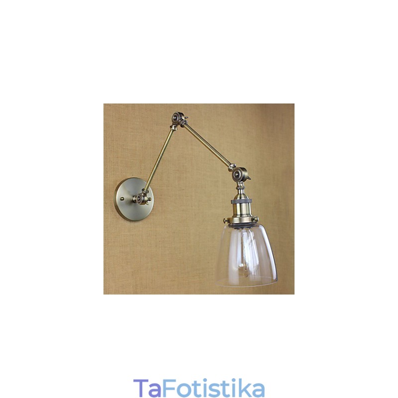 Retro Vintage Exclusive Lobby Ξενοδοχείου Υπνοδωμάτιο ΚΡΕΒΑΡΙΑ Αντίκα Μπρούτζινη Διακοσμητική Απλίκα Τοίχου