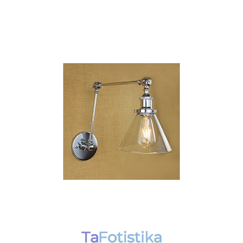 Πολύπλοκη διακοσμητική απλίκα τοίχου Silver Mediterranean Village