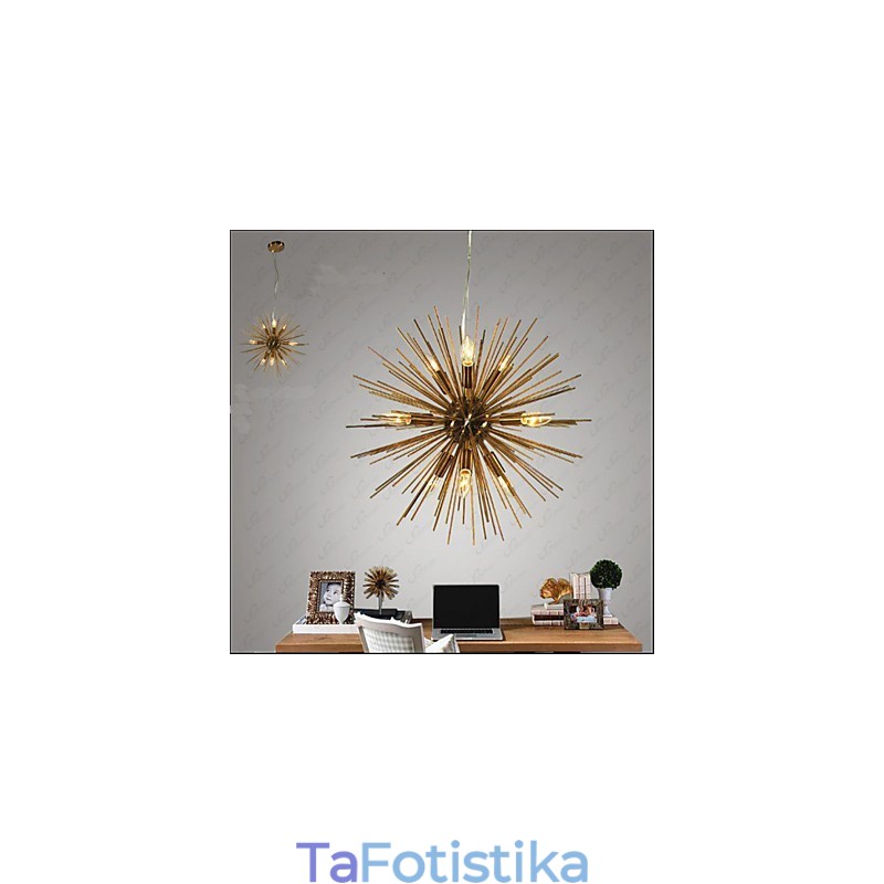 Retro Imitation Copper Creative σειρά 10 Lights Chandelier