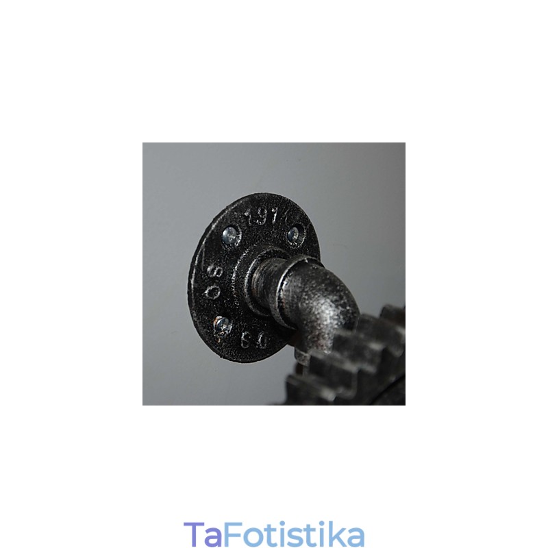 Creative Iron Bar Restaurant Bar Asle Φωτιστικό τοίχου Επιτοίχιο Φωτιστικό Loft Industrial Gear Personality To Do The Old Water Pipes