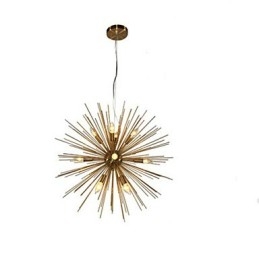 Retro Imitation Copper Creative σειρά 10 Lights Chandelier