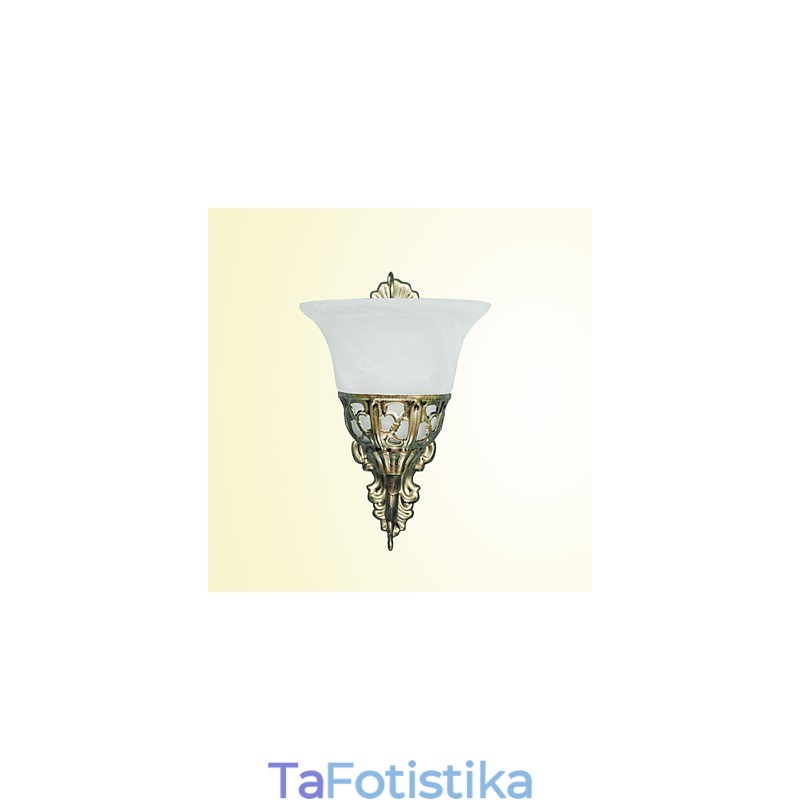 Ευρωπαϊκά Φωτιστικά Τοίχου Μεταλλικό Υλικό Επιμετάλλωση Μπρούτζινο Φωτιστικό με Καθρέφτη Μπροστινό Καθρέφτη Μπαλκόνι στο κομοδίνο