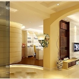 Ευρωπαϊκά Φωτιστικά Τοίχου Μεταλλικό Υλικό Επιμετάλλωση Μπρούτζινο Φωτιστικό με Καθρέφτη Μπροστινό Καθρέφτη Μπαλκόνι στο κομοδίνο