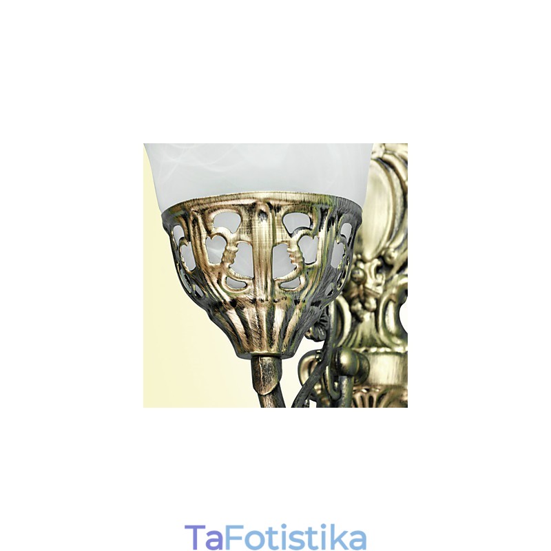 Ευρωπαϊκά Φωτιστικά Τοίχου Μεταλλικό Υλικό Επιμετάλλωση Μπρούτζινο Φωτιστικό με Καθρέφτη Μπροστινό Καθρέφτη Μπαλκόνι στο κομοδίνο