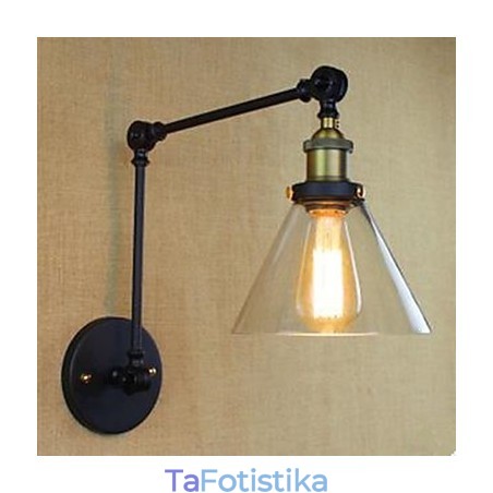 Dumb Black Restoring Ancient Ways Διακόσμηση καφετέριας αγροτικού εστιατορίου Γυάλινο επιτοίχιο φωτιστικό Dumb Black Restoring Ancient Ways Διακόσμηση καφετέριας αγροτικού εστιατορίου Γυάλινο επιτοίχιο φωτιστικό