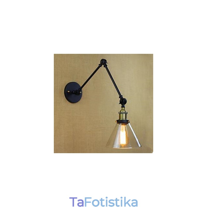 Dumb Black Restoring Ancient Ways Διακόσμηση καφετέριας αγροτικού εστιατορίου Γυάλινο επιτοίχιο φωτιστικό