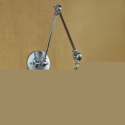Χρώμιο γυαλί Διπλό Βραχίονα Ρυθμιζόμενο Ασημένιο Μπαρ KTV Bedside Aisle Restaurant Ξενοδοχείο τοίχος δωματίου