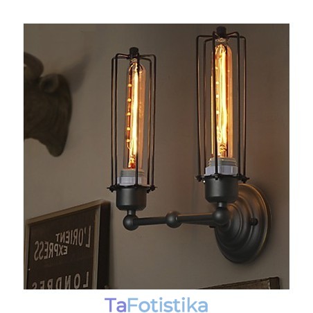 Loft American Country Ρετρό Σιδερένιο Φωτιστικό Τοίχου Art Industry Lights Loft American Country Ρετρό Σιδερένιο Φωτιστικό Τοίχου Art Industry Lights