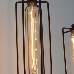Loft American Country Ρετρό Σιδερένιο Φωτιστικό Τοίχου Art Industry Lights