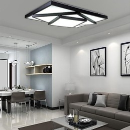 Μοντέρνο σύγχρονο φωτιστικό οροφής Square Flush Mount
