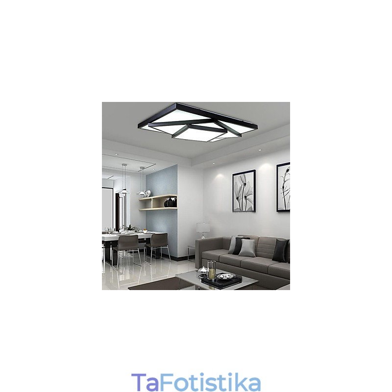 Μοντέρνο σύγχρονο φωτιστικό οροφής Square Flush Mount