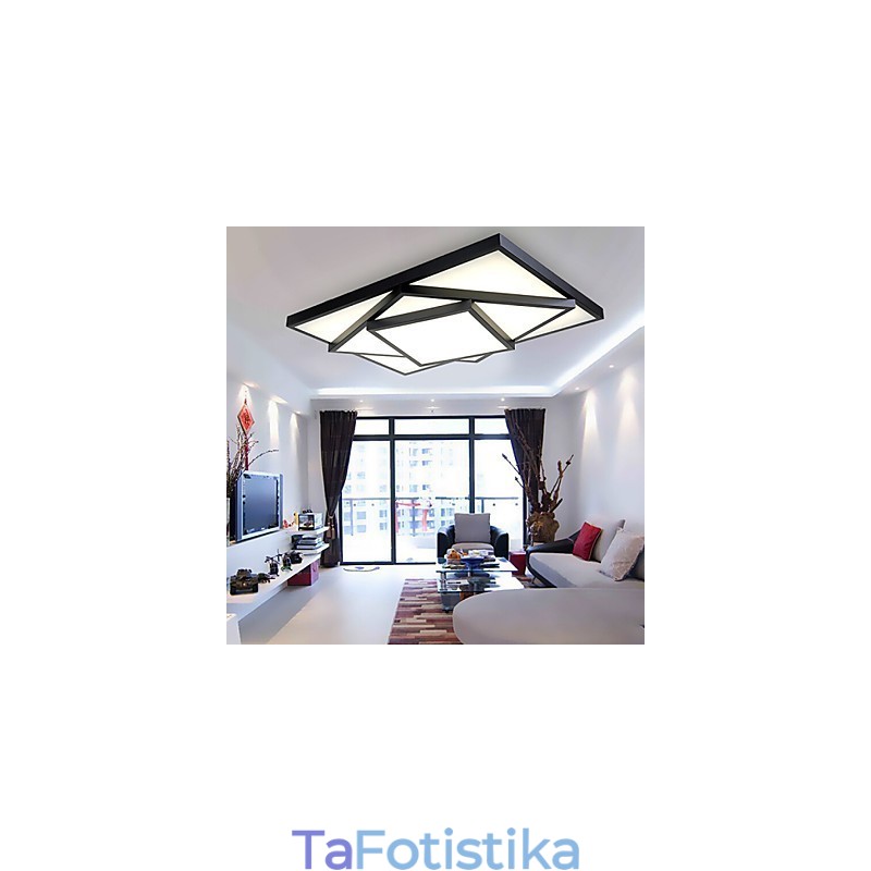 Μοντέρνο σύγχρονο φωτιστικό οροφής Square Flush Mount