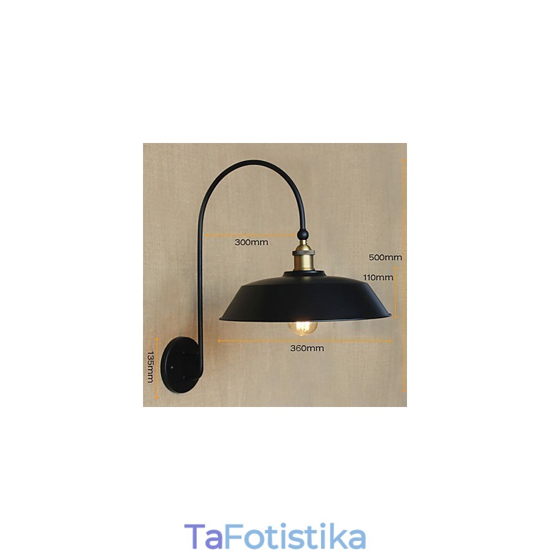 Creative American Country Iron Retro Στρογγυλό Industrial Σαλόνι Μπαλκόνι Διάδρομος Σκάλες Διακόσμηση Δωματίου Φωτιστικό