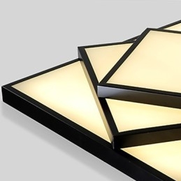 Μοντέρνο σύγχρονο φωτιστικό οροφής Square Flush Mount