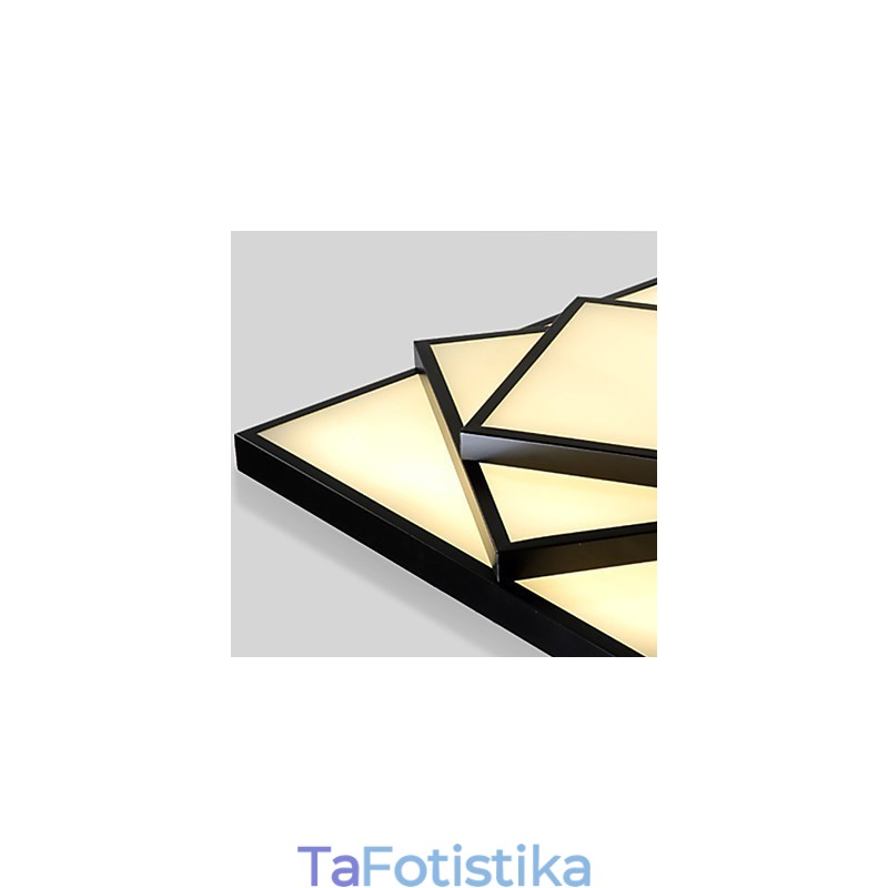 Μοντέρνο σύγχρονο φωτιστικό οροφής Square Flush Mount