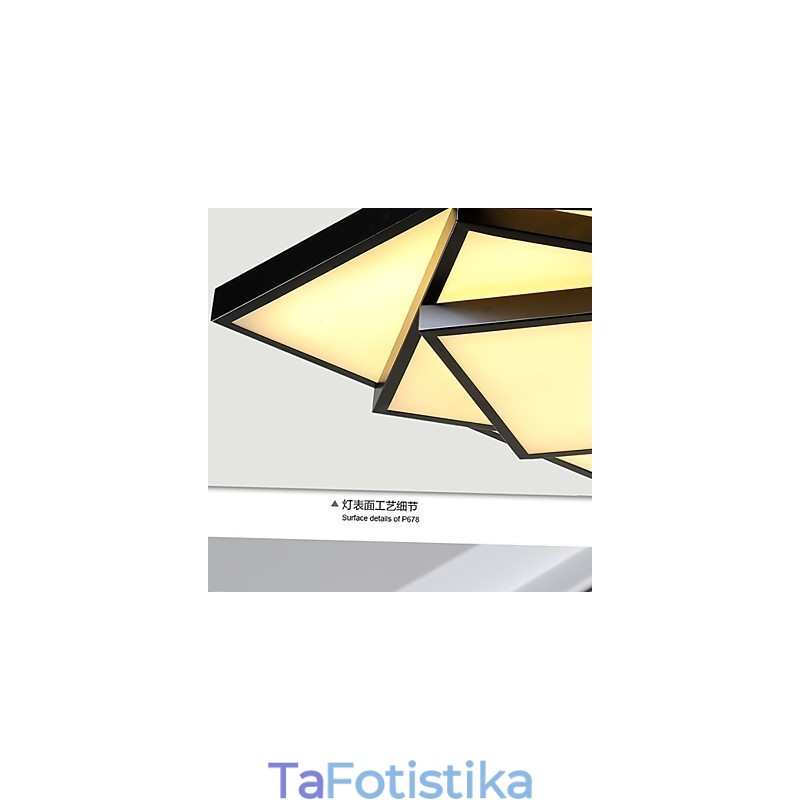 Μοντέρνο σύγχρονο φωτιστικό οροφής Square Flush Mount