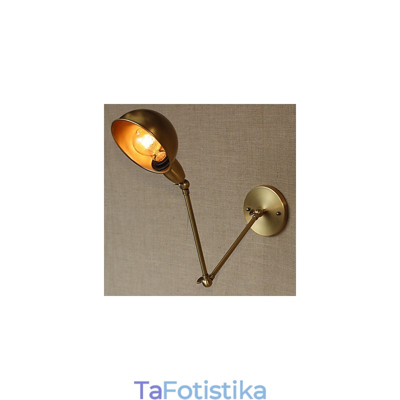 The Long Arm Of American Industrial Style Double High End Διακοσμητική Απλίκα Τοίχου