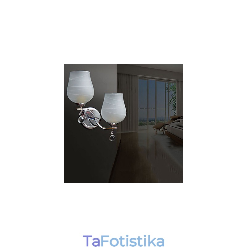 Κρυστάλλινες Απλίκες Τοίχου Μοντέρνα Σύγχρονη Μεταλλική