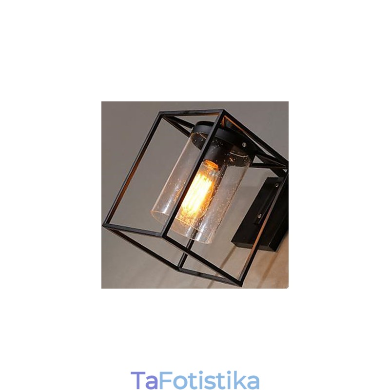 Γυάλινο επιτοίχιο φωτιστικό με φούσκα βροχής σε στιλ American Country Personality Loft Nordic Contracted