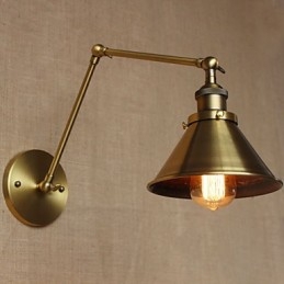American Rural Countryside Retro Bronze Warehouse Restaurant Cafe Διακοσμητική Απλίκα Τοίχου