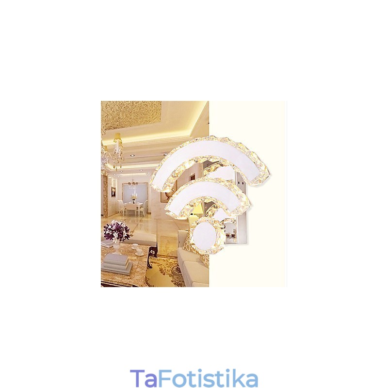Απλίκες τοίχου Crystal Mini Style Modern Contemporary Crystal