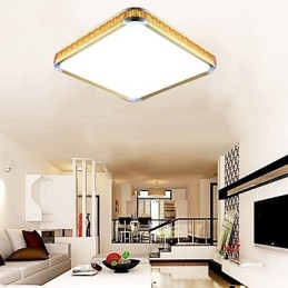 Flush Mounte Light Πολυτελές Μοντέρνο Ακρυλικό με Ελαφρύ Ρυθμιζόμενο Χρυσό ή Ασημί Μπορείτε να επιλέξετε