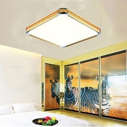 Flush Mounte Light Πολυτελές Μοντέρνο Ακρυλικό με Ελαφρύ Ρυθμιζόμενο Χρυσό ή Ασημί Μπορείτε να επιλέξετε