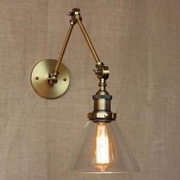 Retro Vintage Κατάστημα Μοντέρνας Μοντέρνας Χάλκινης Διακοσμημένης Εκκλησίας Διακοσμημένο Επιτοίχιο Φωτιστικό Υπνοδωματίου
