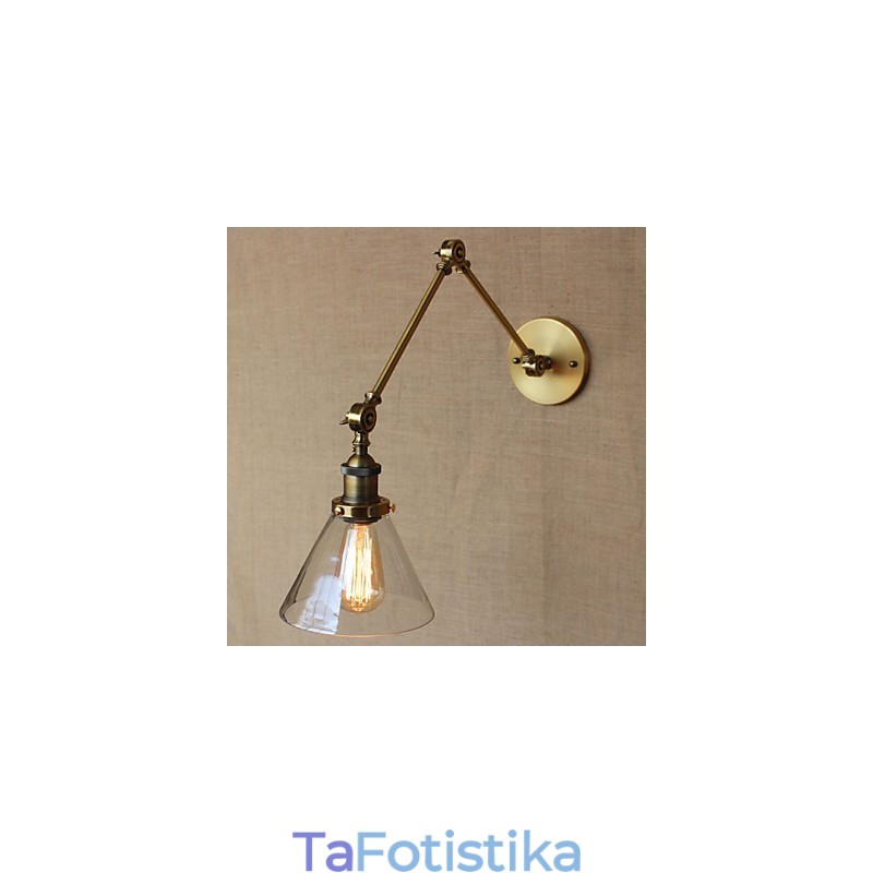 Retro Vintage Κατάστημα Μοντέρνας Μοντέρνας Χάλκινης Διακοσμημένης Εκκλησίας Διακοσμημένο Επιτοίχιο Φωτιστικό Υπνοδωματίου