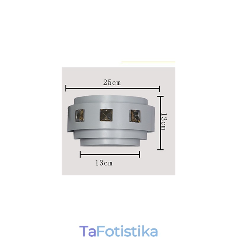 Απλίκες τοίχου Mini Style Modern Contemporary Metal