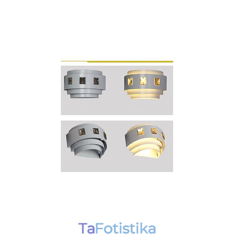 Απλίκες τοίχου Mini Style Modern Contemporary Metal