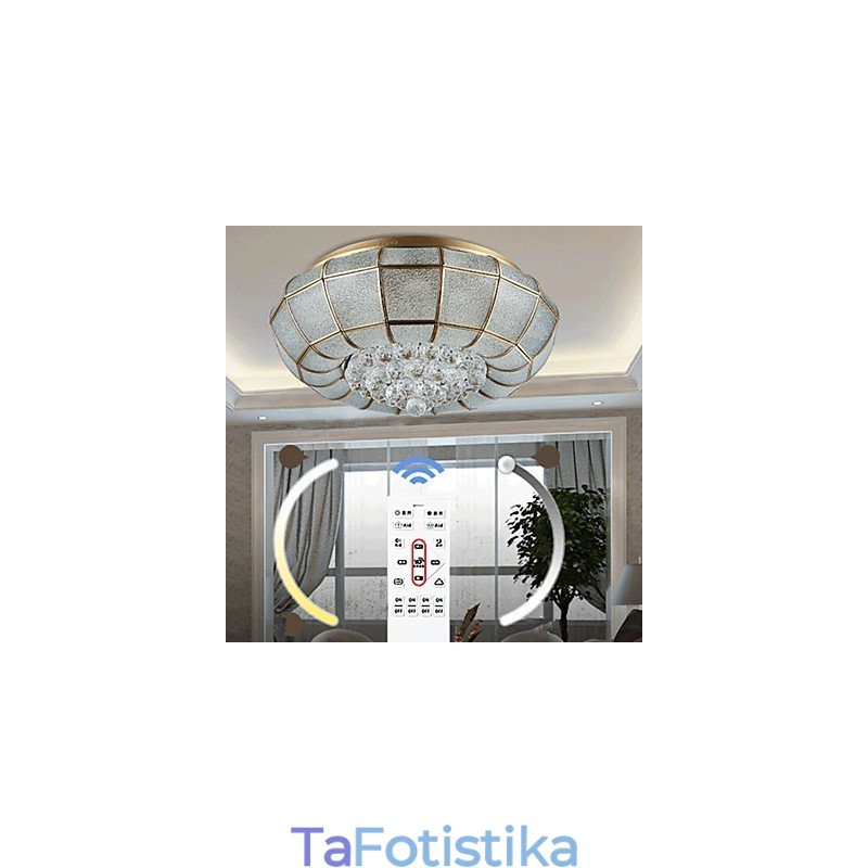 Παραδοσιακό Classic Rustic Lodge Brass Metal Flush Mount