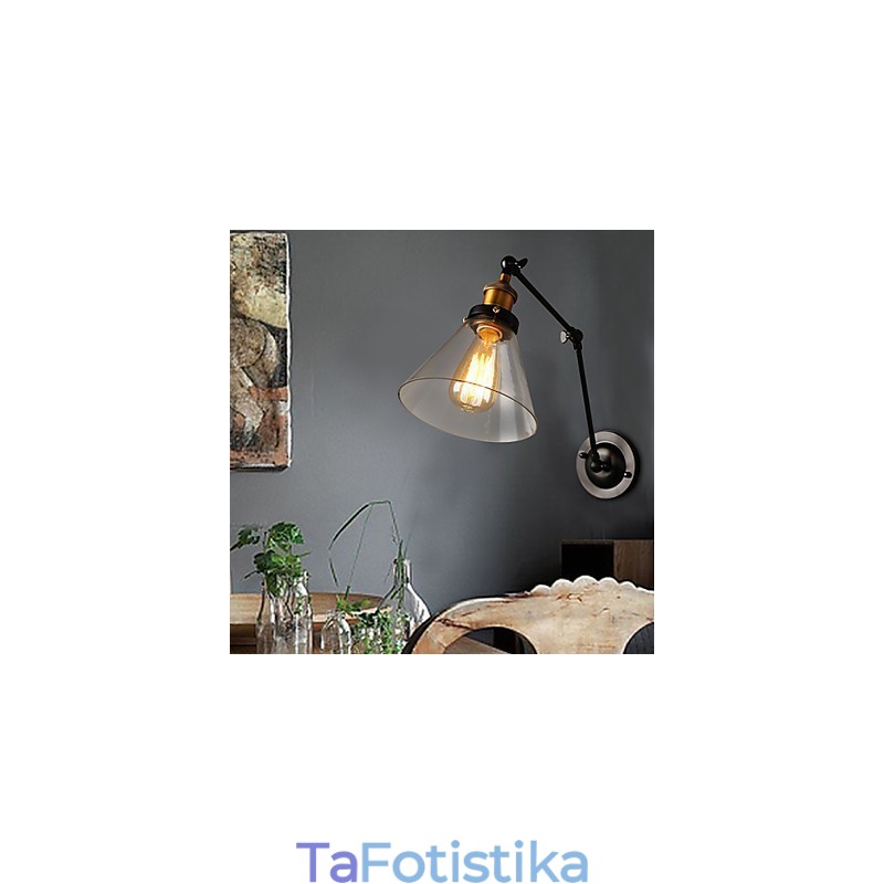 Φωτιστικό διπλού τοίχου Creative Rural Loft Retro Titan Section