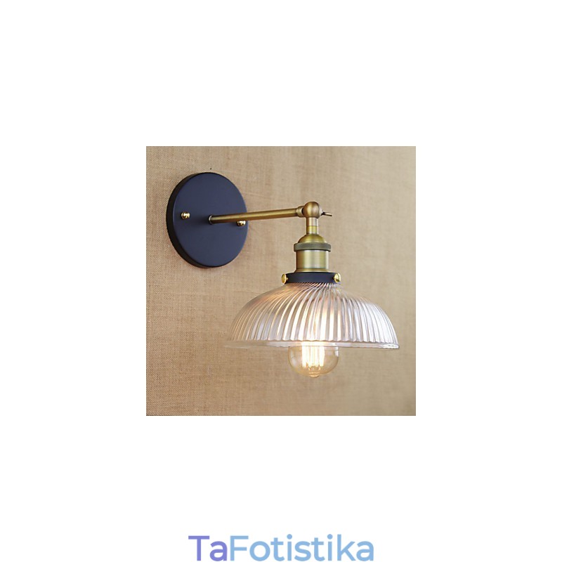 American Country Retro Creative Personality Δημοφιλές διακοσμητικό γυάλινο επιτοίχιο φωτιστικό