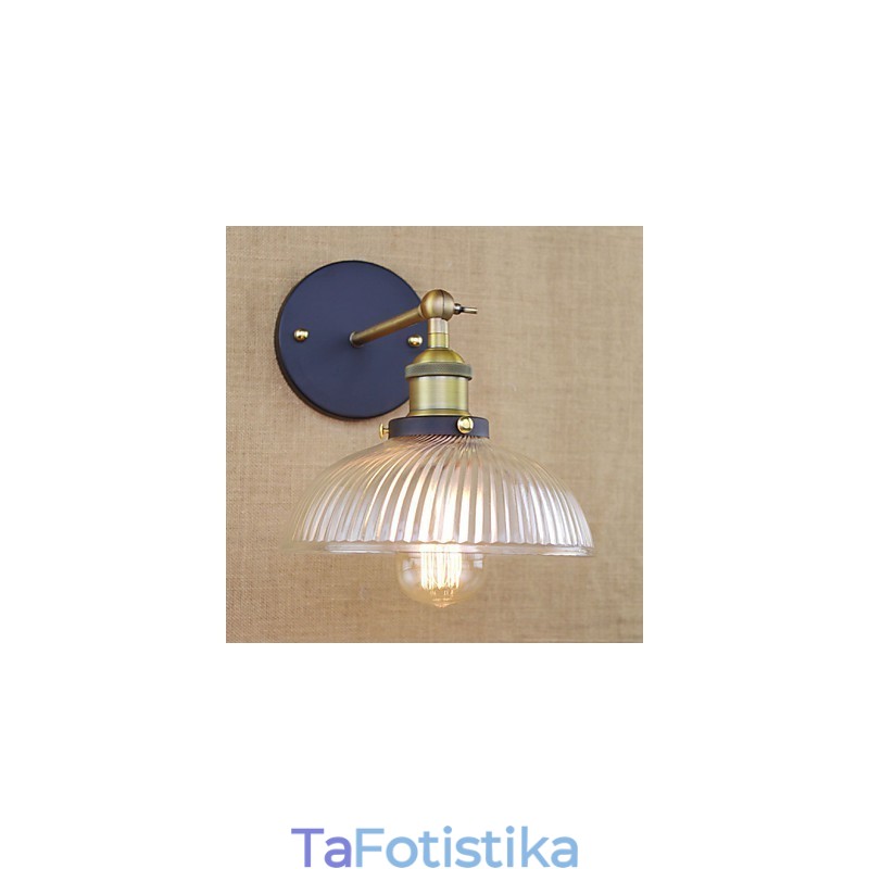 American Country Retro Creative Personality Δημοφιλές διακοσμητικό γυάλινο επιτοίχιο φωτιστικό