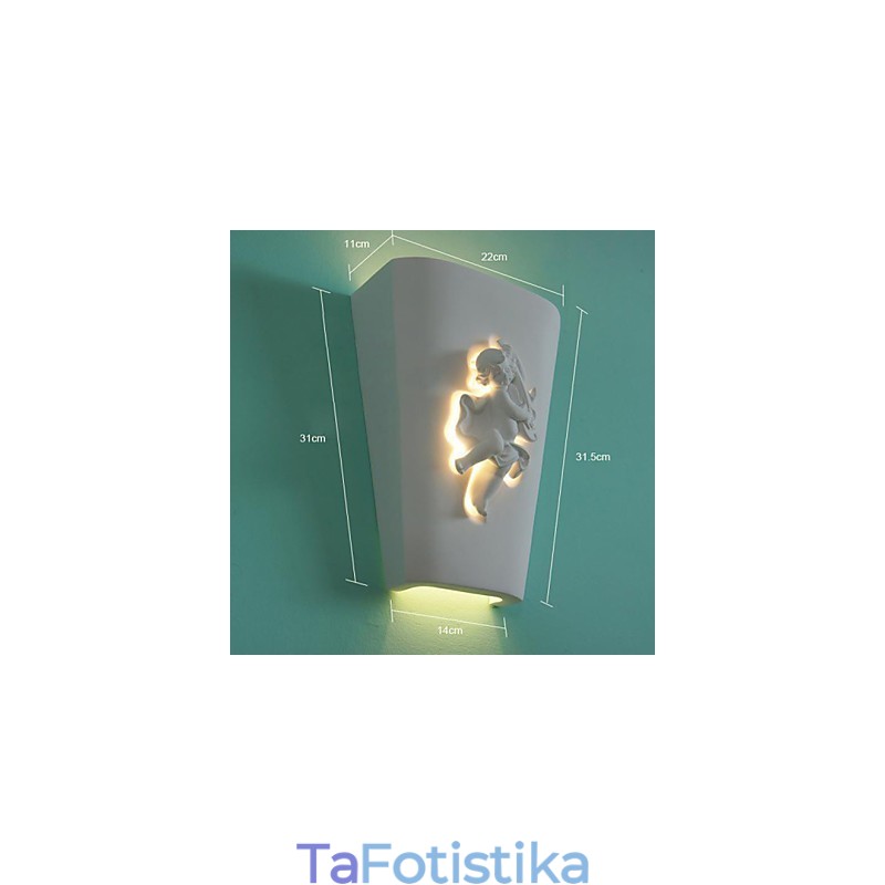 Φωτιστικό τοίχου Creative Rural Creative Mediterranean European Style Cupid Light Lamp