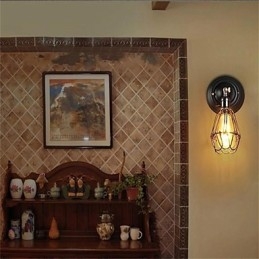 Κομψή εμφάνιση Full Of Personality American Retro Cage Wall
