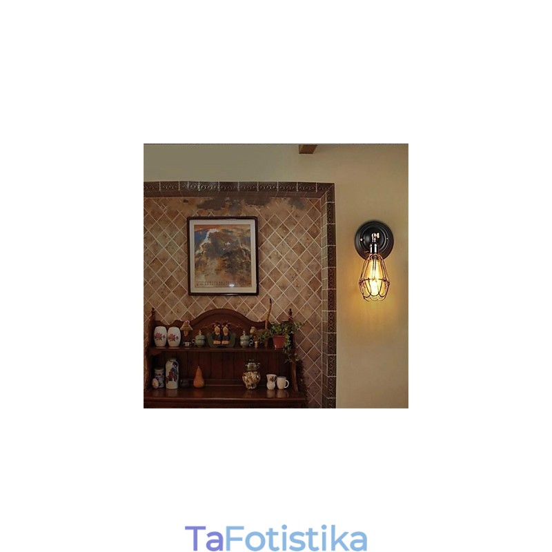 Κομψή εμφάνιση Full Of Personality American Retro Cage Wall