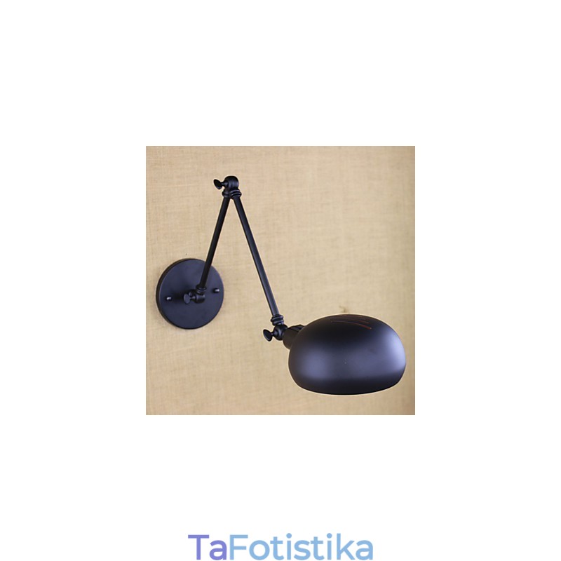 There are The Long Arm Of The Double Switch Minimalist Europe Personalized Retro Fashion Style Lighting Iron Wall