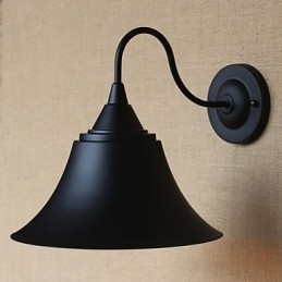 American Country Creative Personality Simple Clothing Store Διακοσμητικό επιτοίχιο φωτιστικό Iron Black Horn