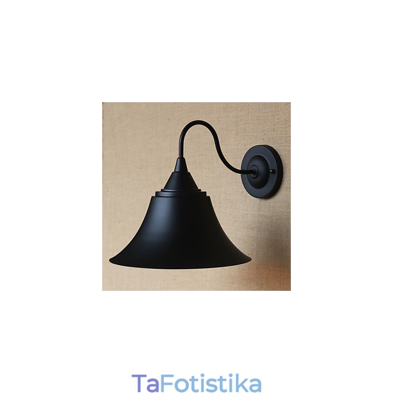 American Country Creative Personality Simple Clothing Store Διακοσμητικό επιτοίχιο φωτιστικό Iron Black Horn
