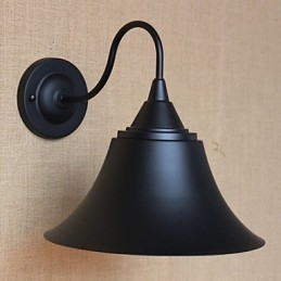 American Country Creative Personality Simple Clothing Store Διακοσμητικό επιτοίχιο φωτιστικό Iron Black Horn