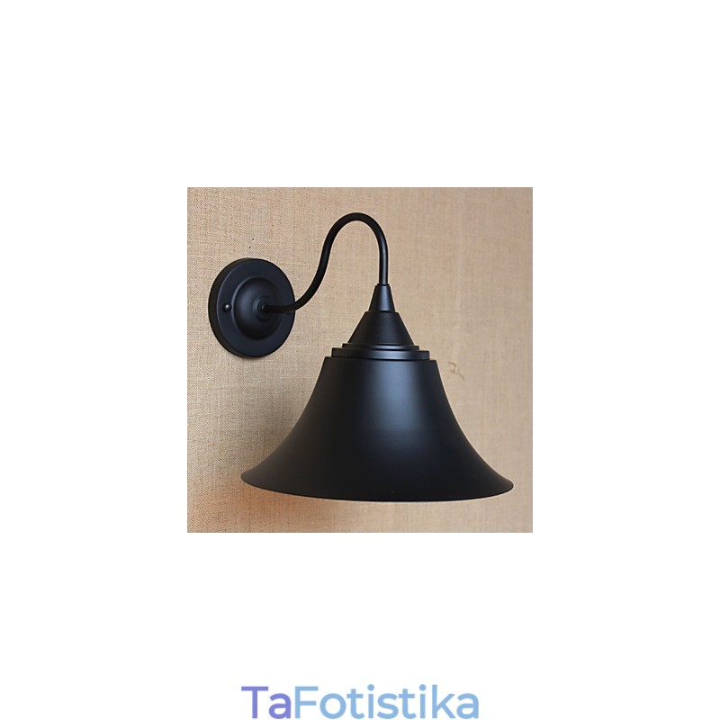 American Country Creative Personality Simple Clothing Store Διακοσμητικό επιτοίχιο φωτιστικό Iron Black Horn