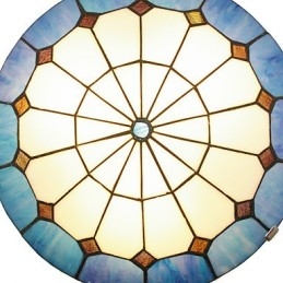 The Mediterranean Style Ζεστά Φωτιστικά Οροφής Φωτιστικό 40cm Διάμετρος Φωτιστικού