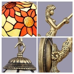 European Contracted Rural Creative Φωτιστικά τοίχου από σφυρήλατο σίδερο