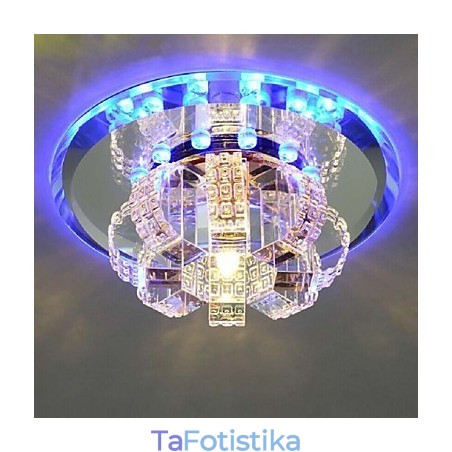 Κρυστάλλινο φωτιστικό οροφής Spotlight SMD 3W Creative Lamp Absorb Dome Light Κρυστάλλινο φωτιστικό οροφής Spotlight SMD 3W Creative Lamp Absorb Dome Light