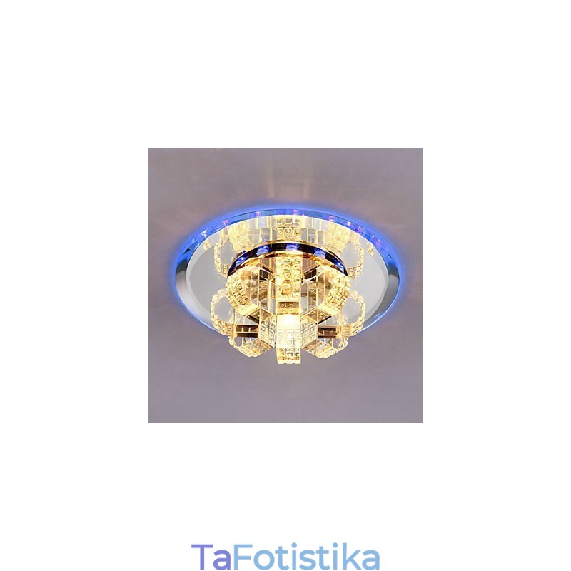 Κρυστάλλινο φωτιστικό οροφής Spotlight SMD 3W Creative Lamp Absorb Dome Light