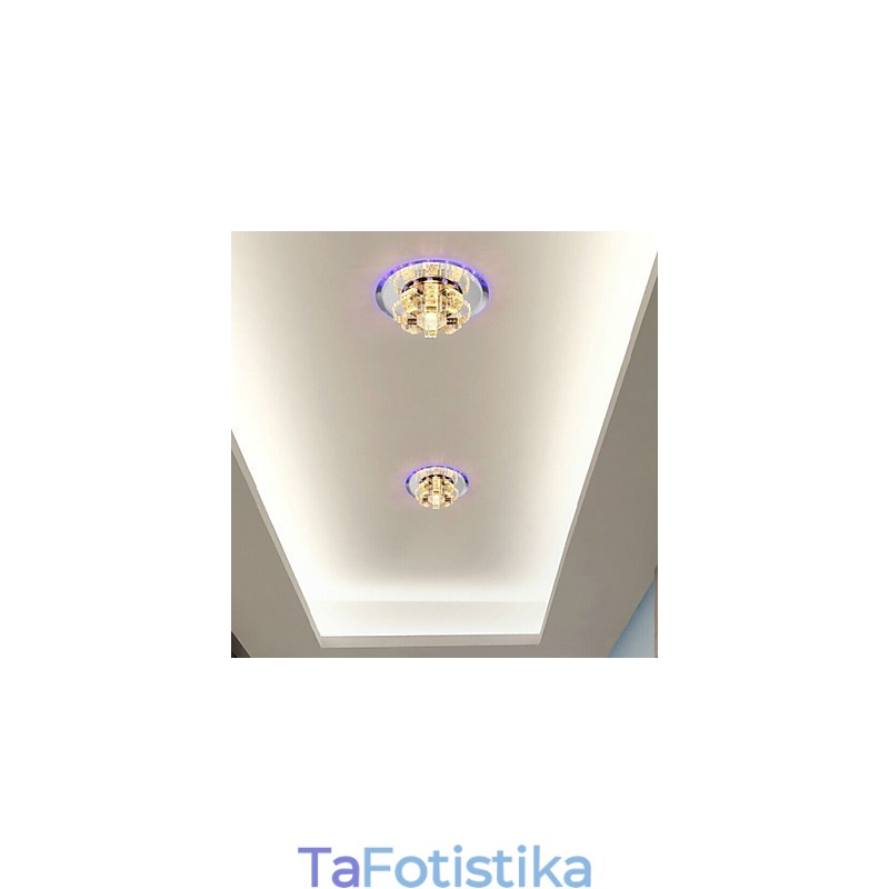 Κρυστάλλινο φωτιστικό οροφής Spotlight SMD 3W Creative Lamp Absorb Dome Light
