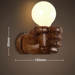 Φωτιστικά τοίχου European Wall Creative Retro Fist
